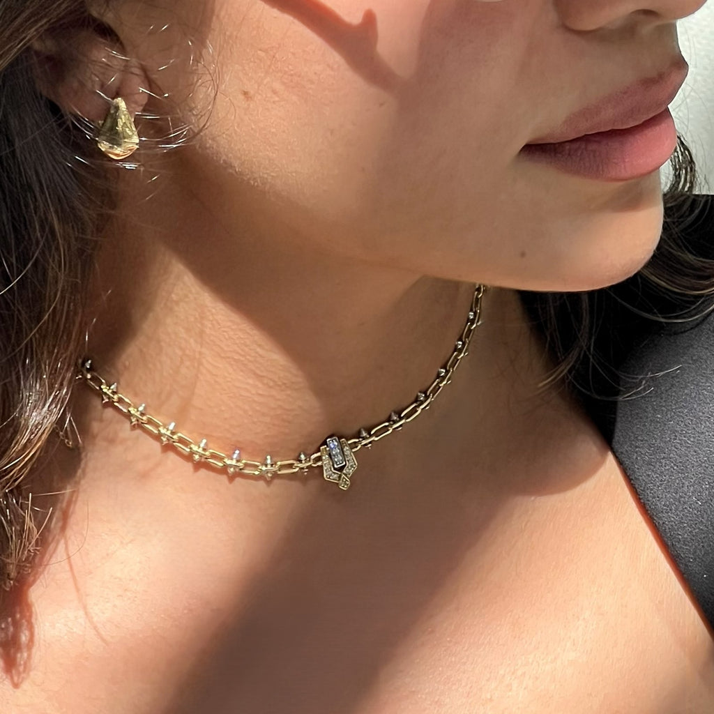 Crowned Crest Choker