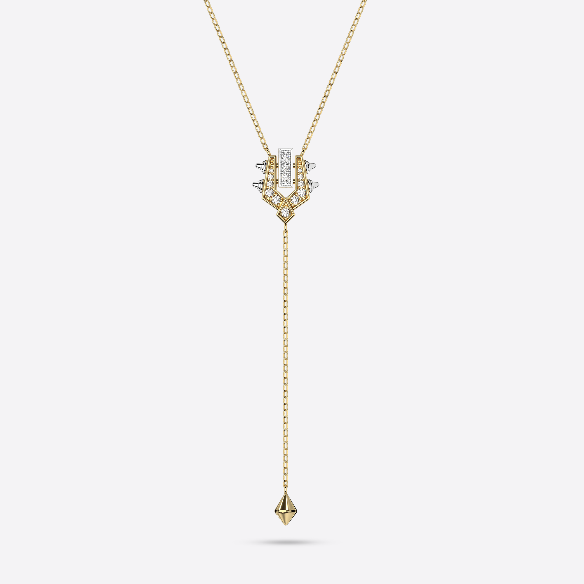Crowned Drop Necklace