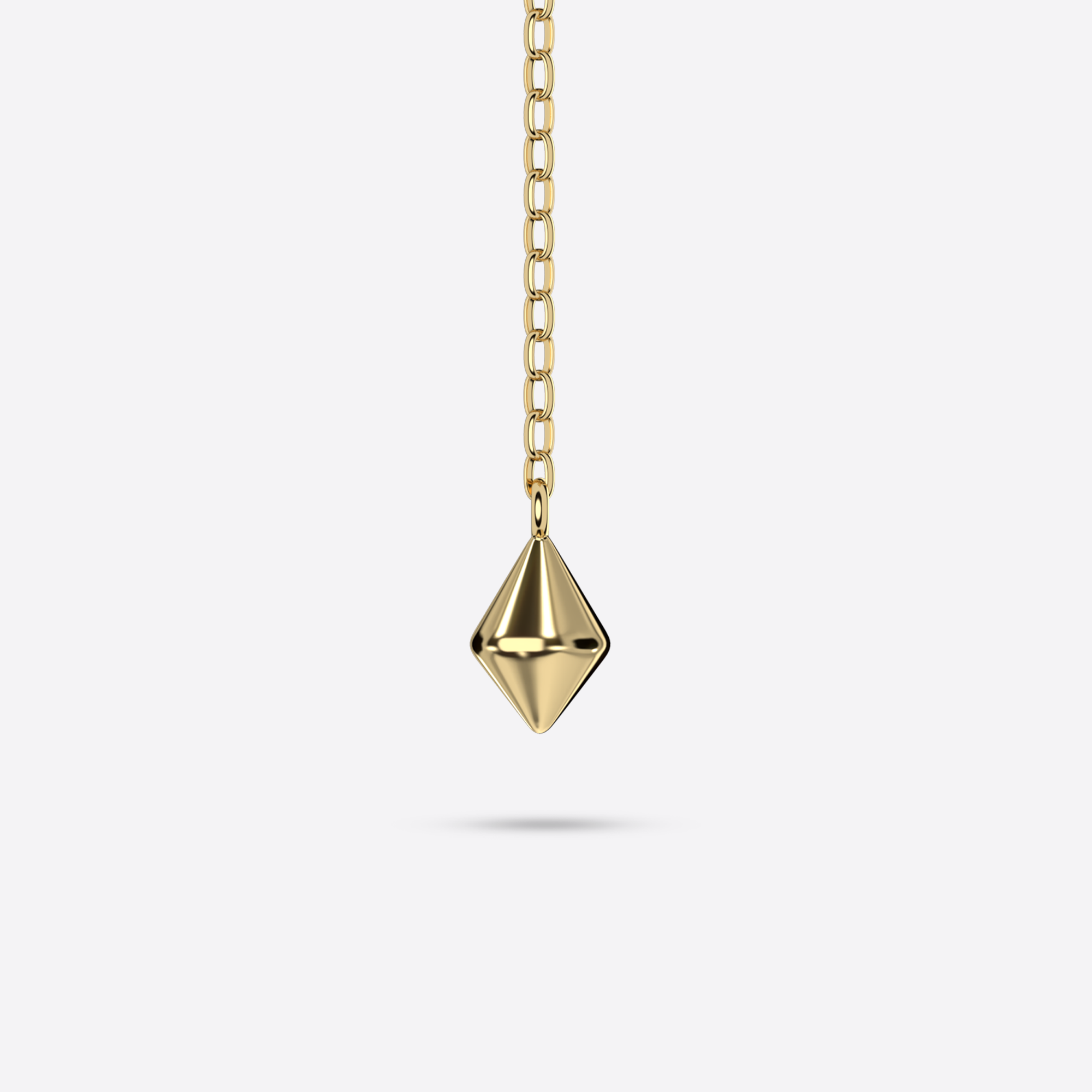 Crowned Drop Necklace