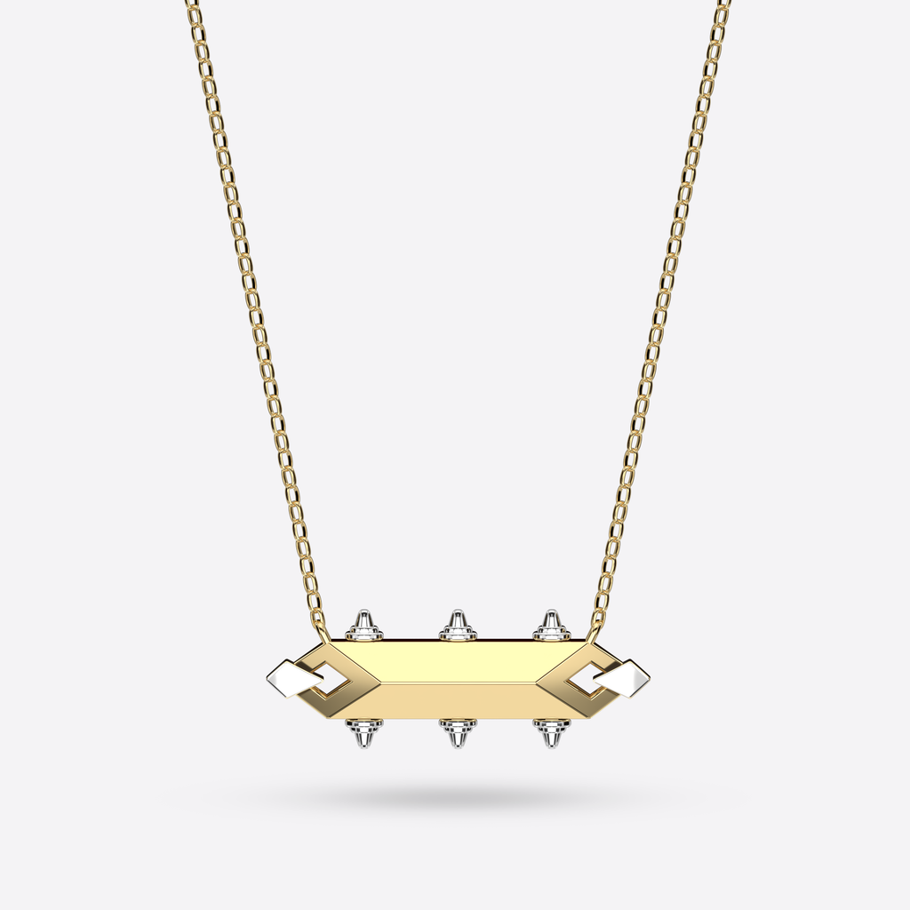Crowned Rod Necklace