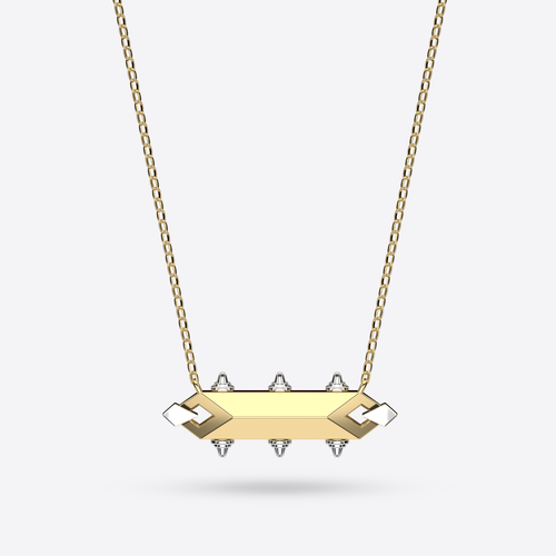 Crowned Rod Necklace