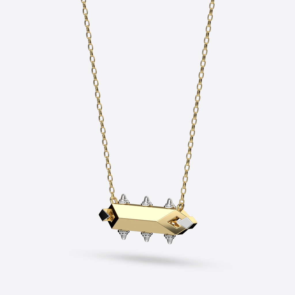 Crowned Rod Necklace