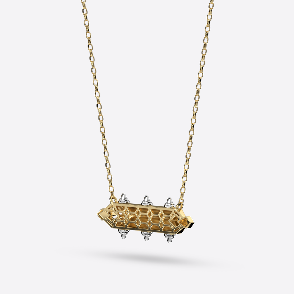 Crowned Rod Necklace